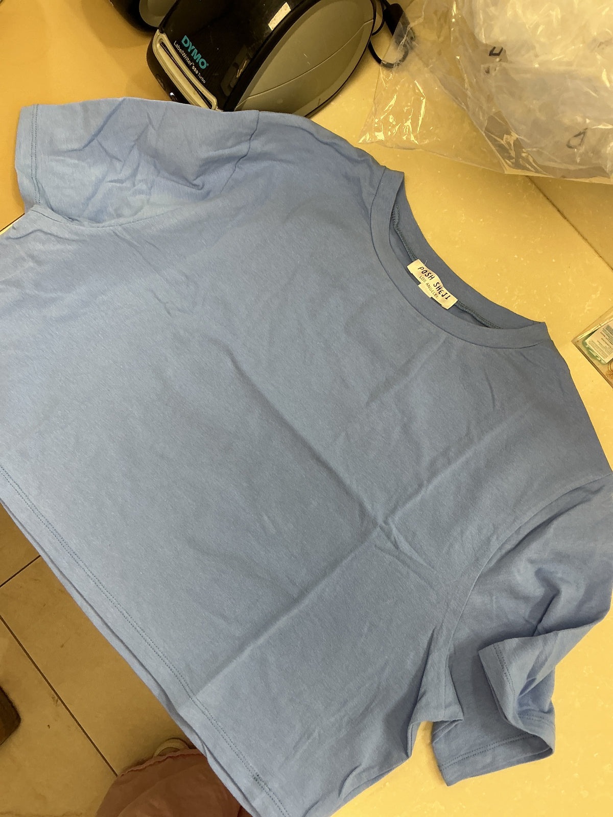 Blue cropped tee – Lavish 31