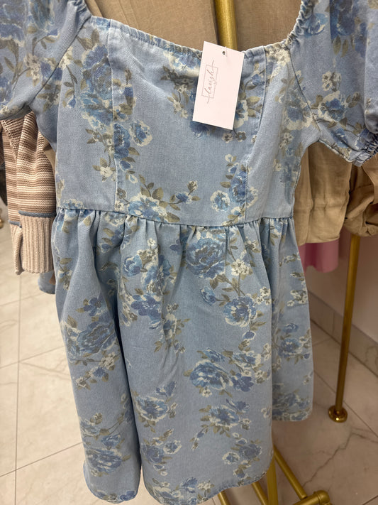 Floral jean dress – Lavish 31