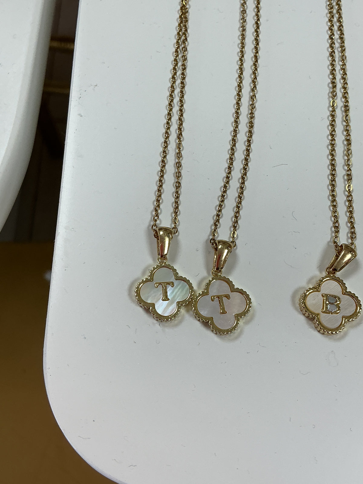 T clover letter necklace – Lavish 31