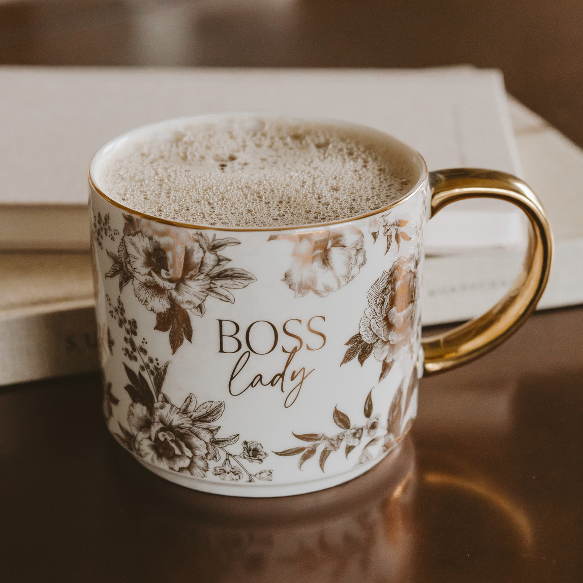 Boss Lady Coffee Mug - Home Decor & Gifts gold – Lavish 31 (view 3)