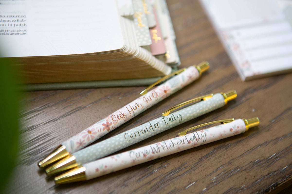 Floral Pens for Bible Study – Lavish 31 (view 2)