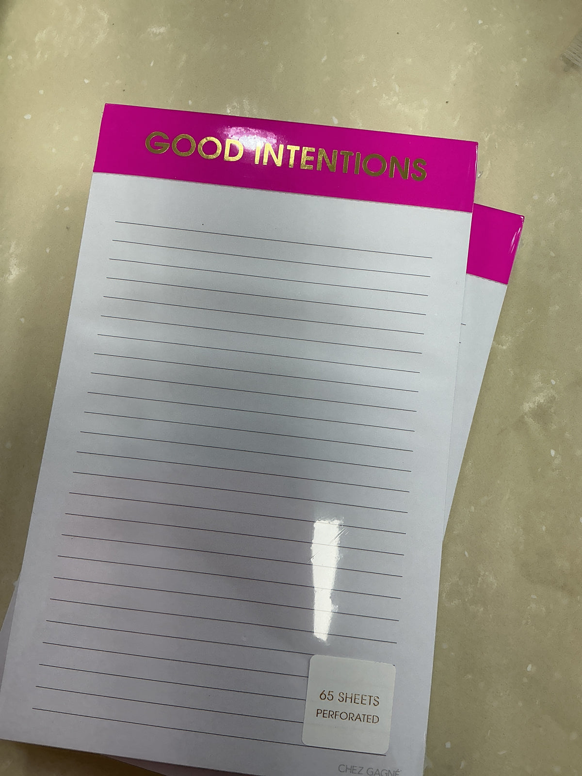 Good intention notepad – Lavish 31