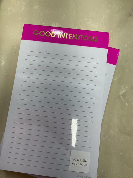 Good intention notepad – Lavish 31