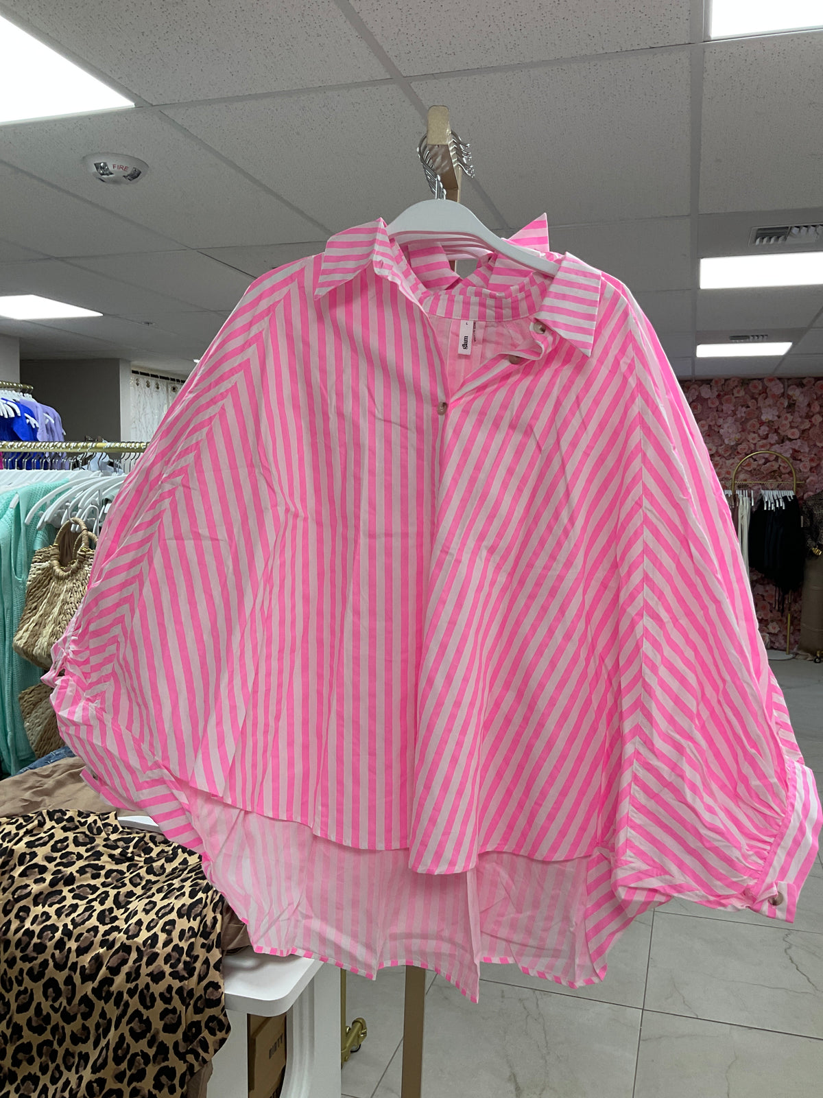 Pink and white striped shirt – Lavish 31