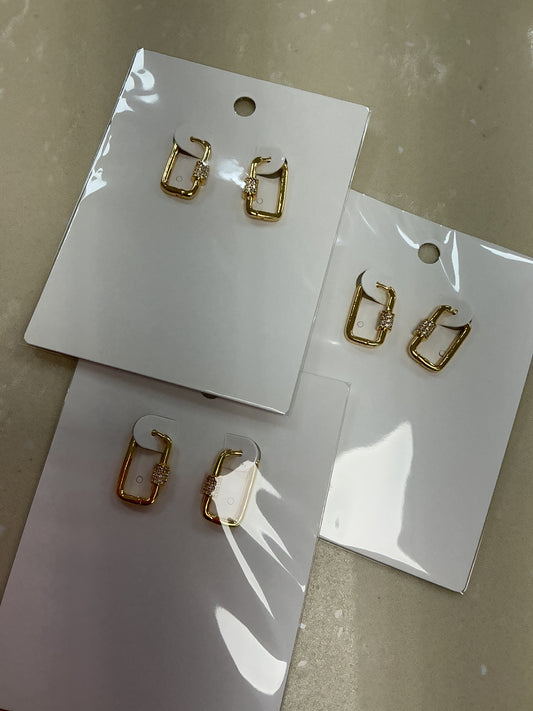 Paper clip earrings – Lavish 31