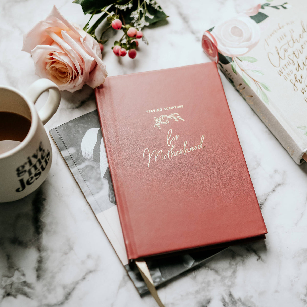 Praying Scripture for Motherhood Journal – Lavish 31 (view 2)