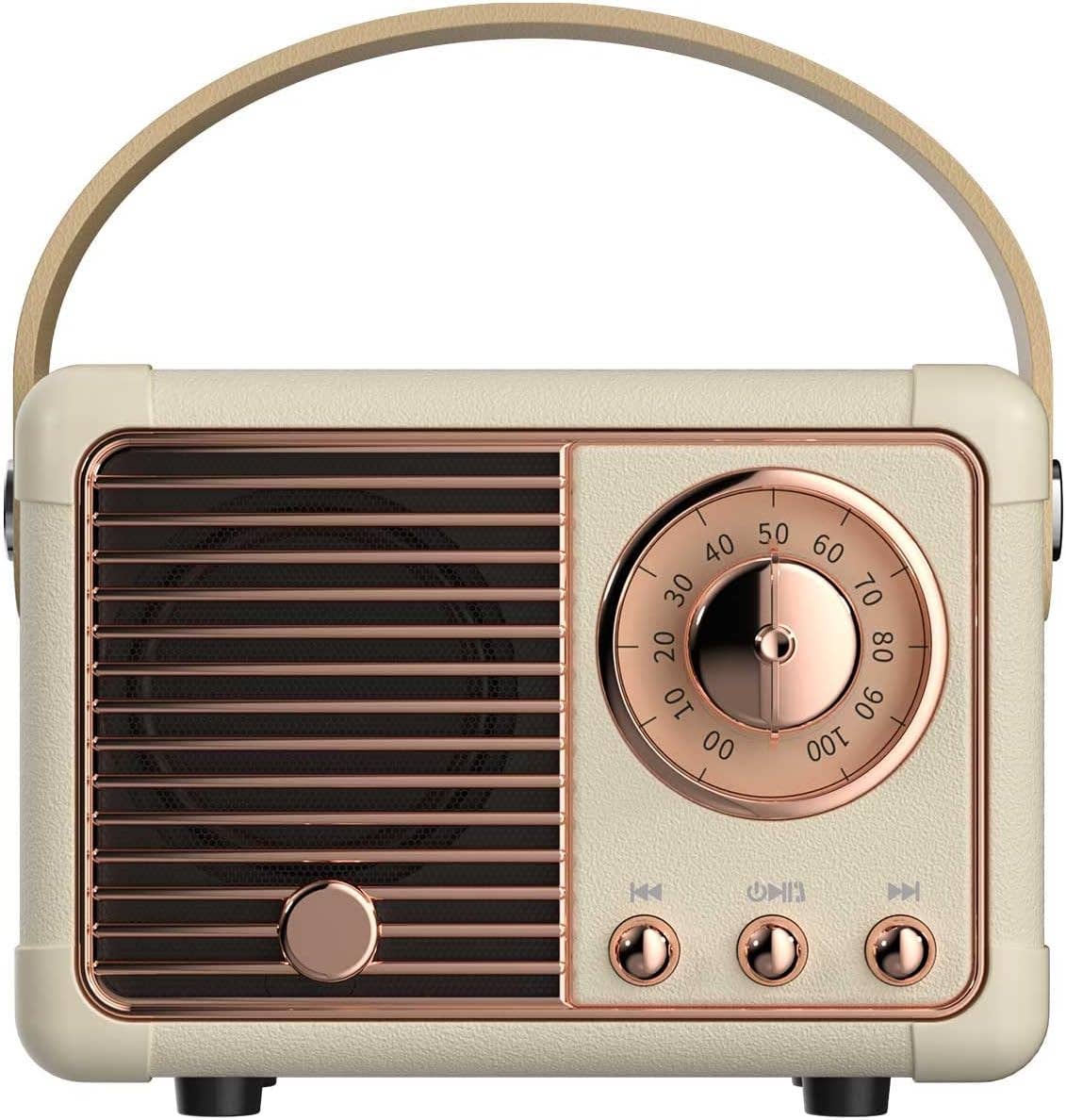 Vintage Bluetooth Speaker:Ivory – Lavish 31 (view 5)