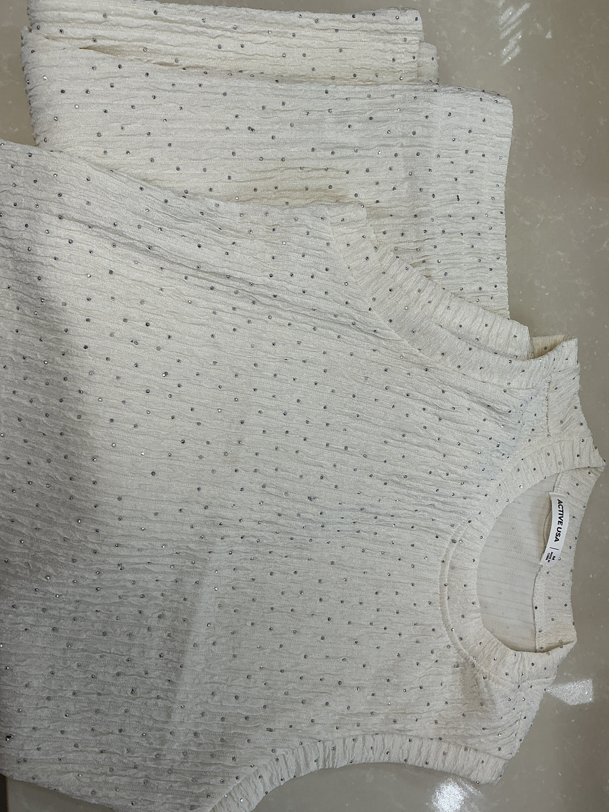 White bling two piece set – Lavish 31
