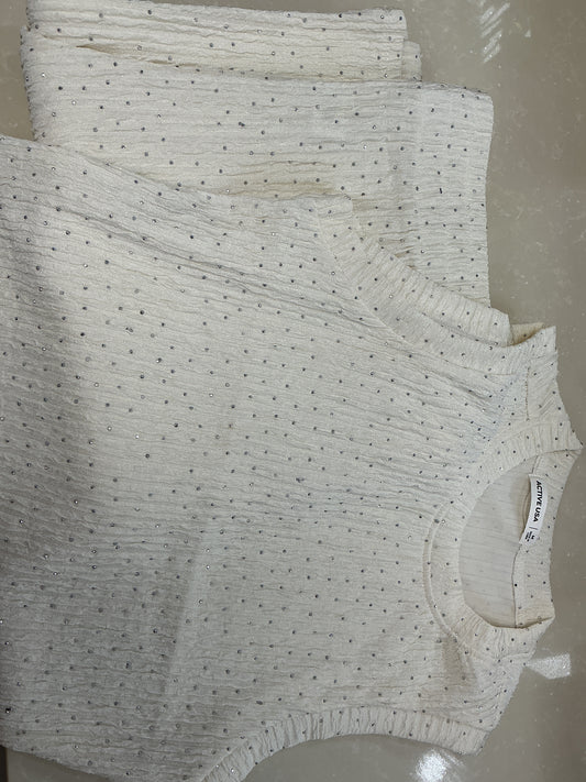 White bling two piece set – Lavish 31