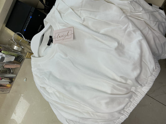 White scrunch top – Lavish 31