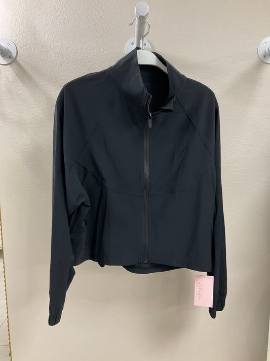 Black workout zip up inspira – Lavish 31