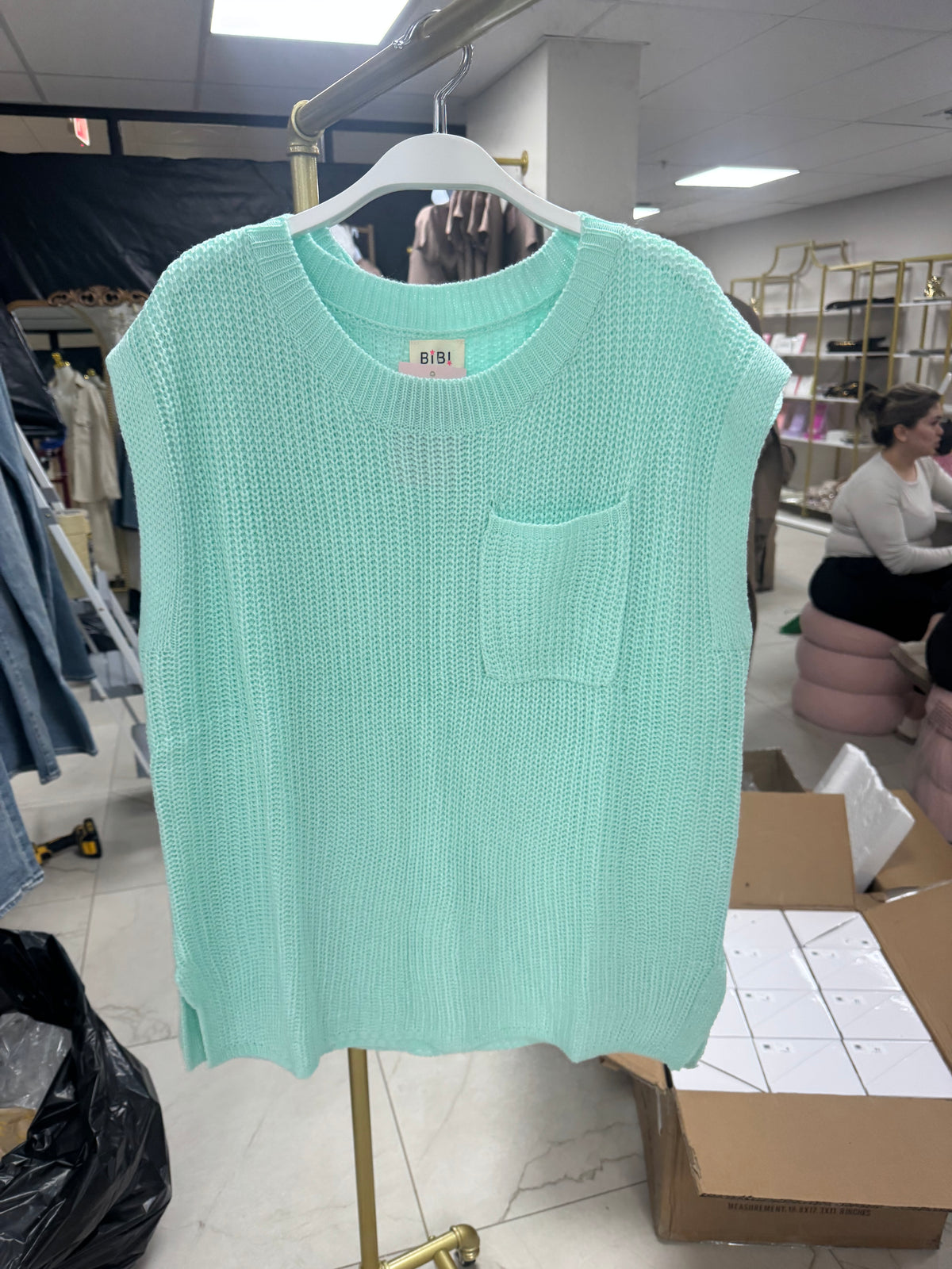 Knitted pocket top – Lavish 31