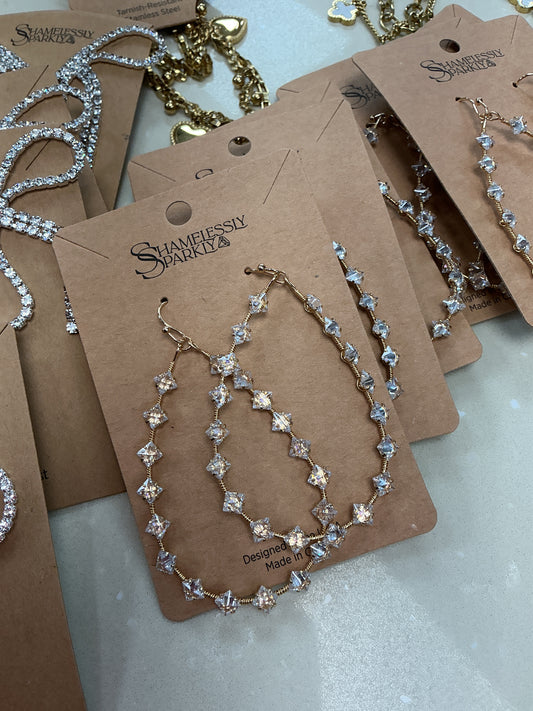 Diamond hoops – Lavish 31