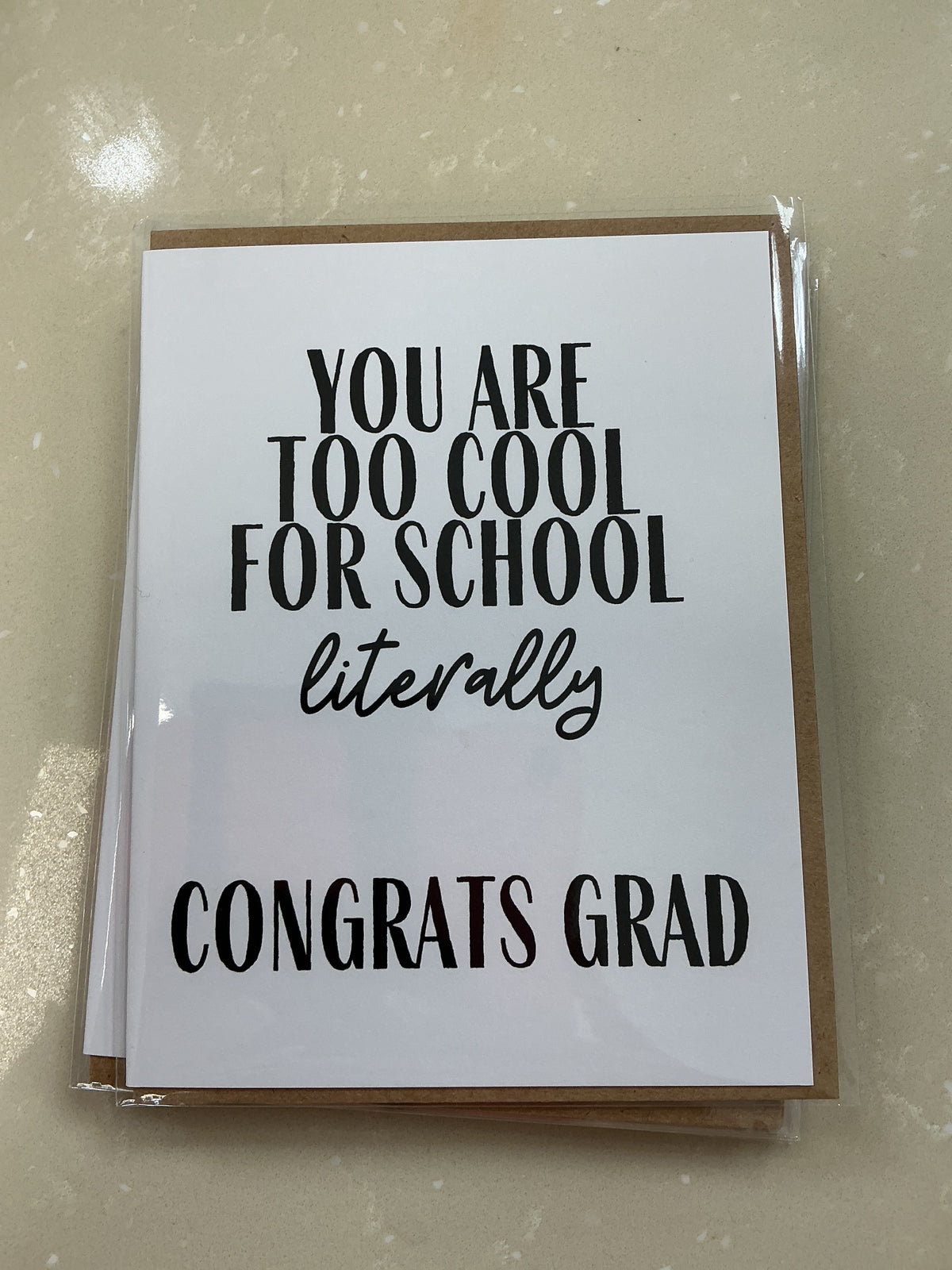 You are too cool for school card – Lavish 31