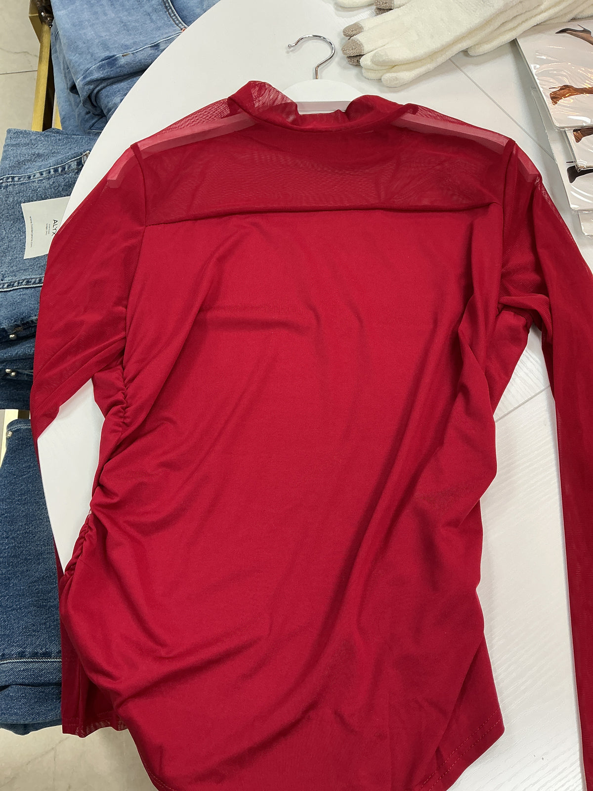 Red mesh top – Lavish 31