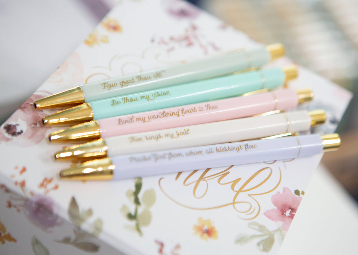 Christian Pen Set, Hymn Pen Set, Church Pens – Lavish 31 (view 2)