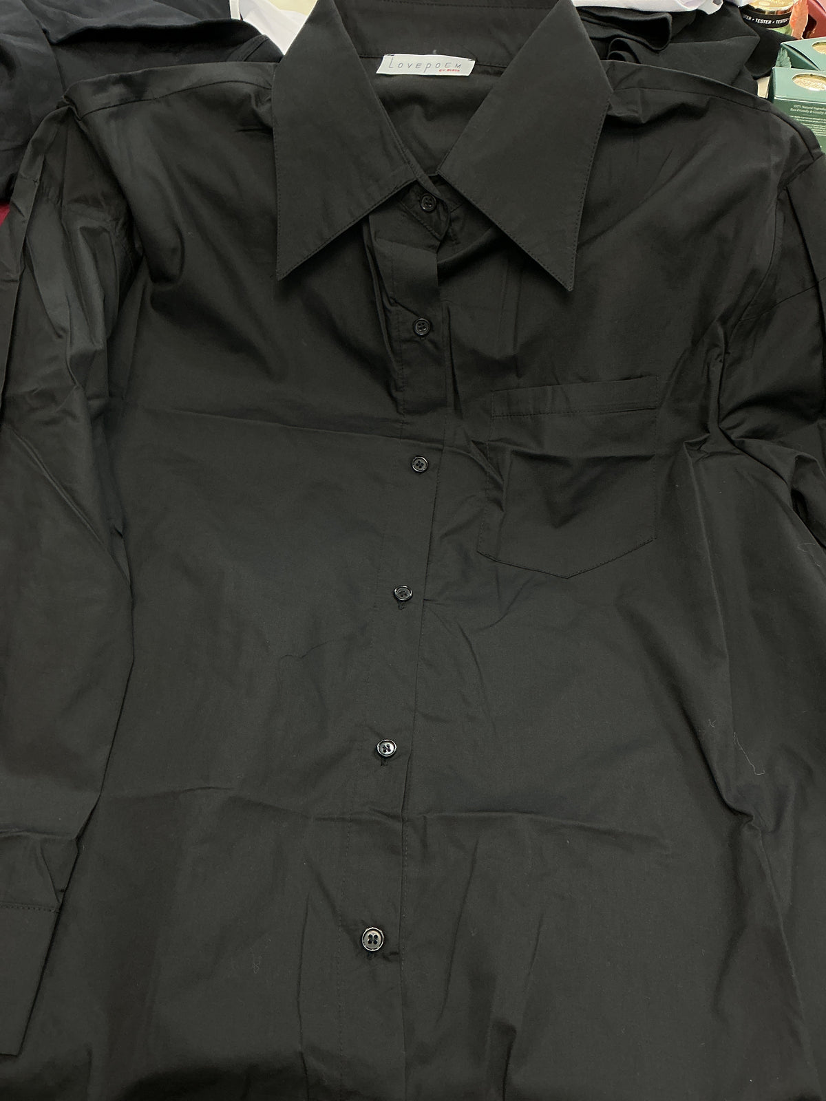 Black button up shirt – Lavish 31