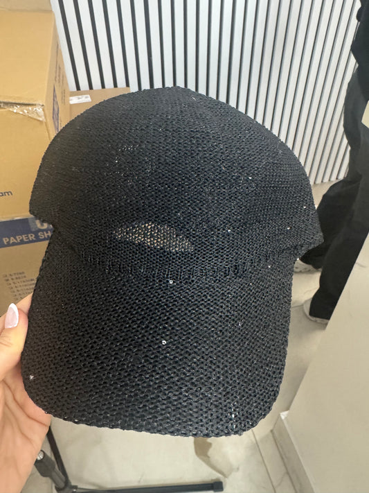Black glitter baseball hat – Lavish 31