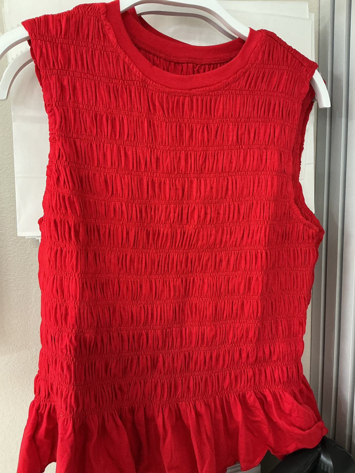 Red ruffled top – Lavish 31