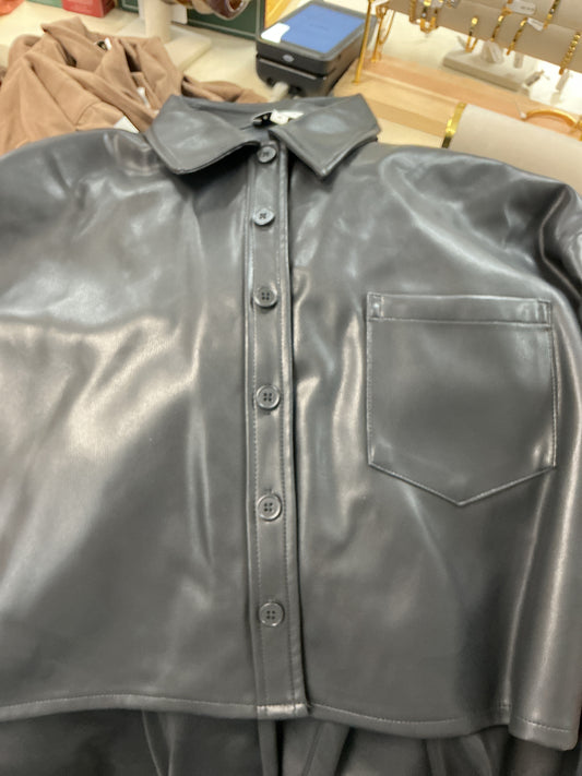 Black leather coat – Lavish 31