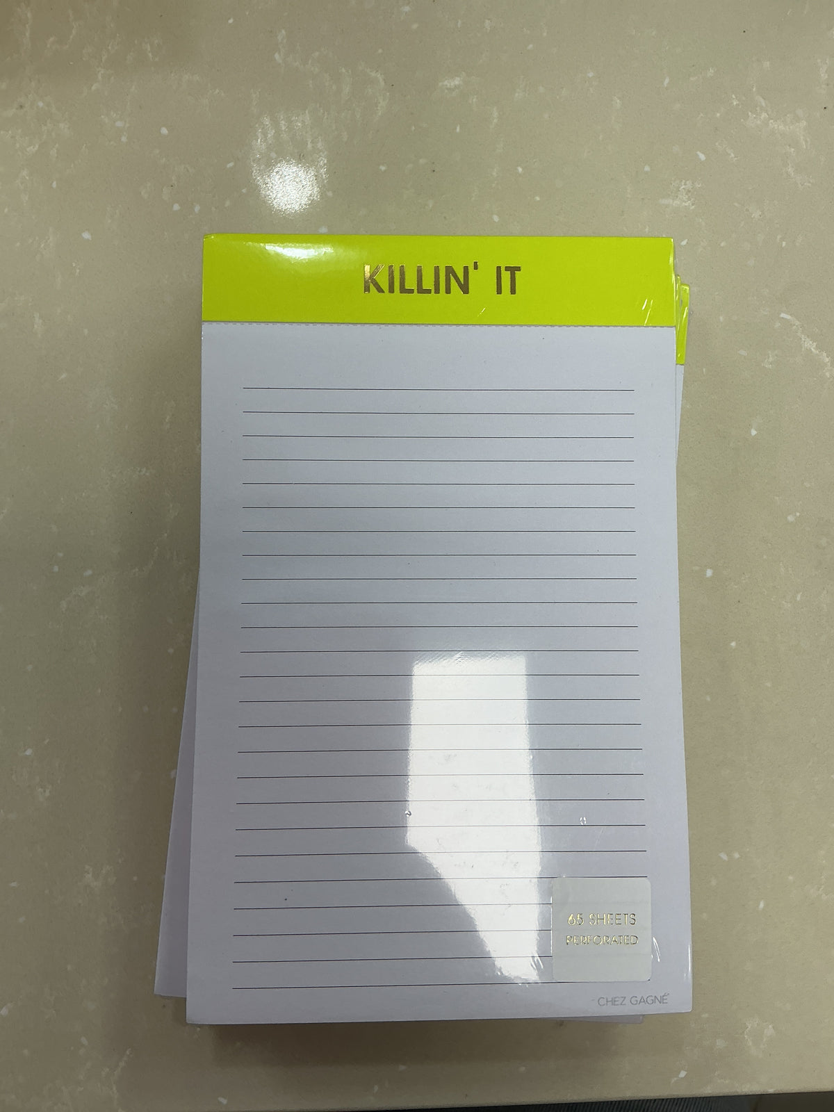Killin it notepad – Lavish 31