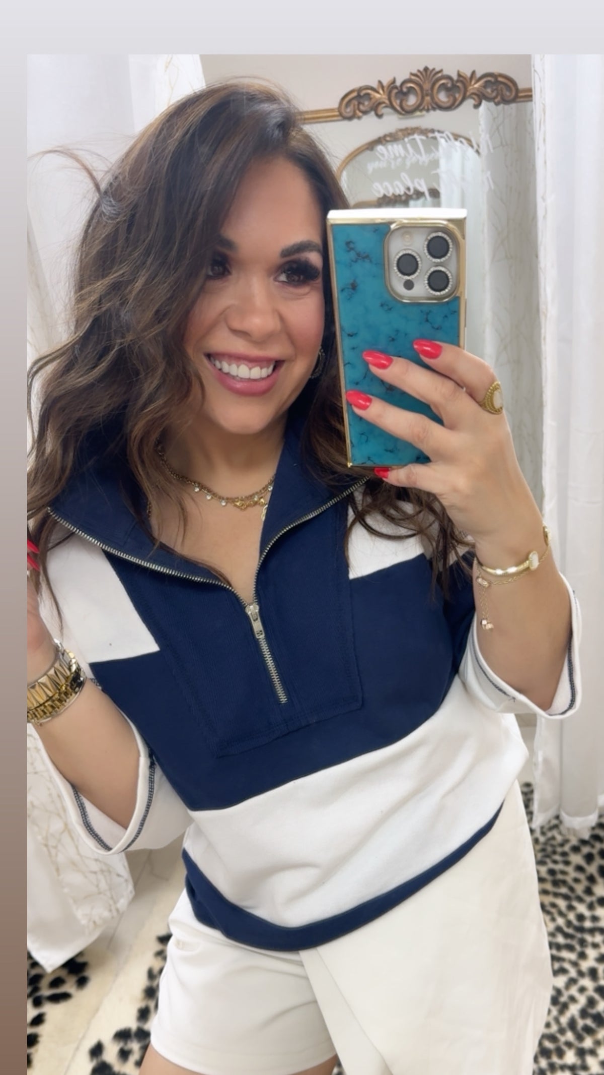 Navy stripped top – Lavish 31