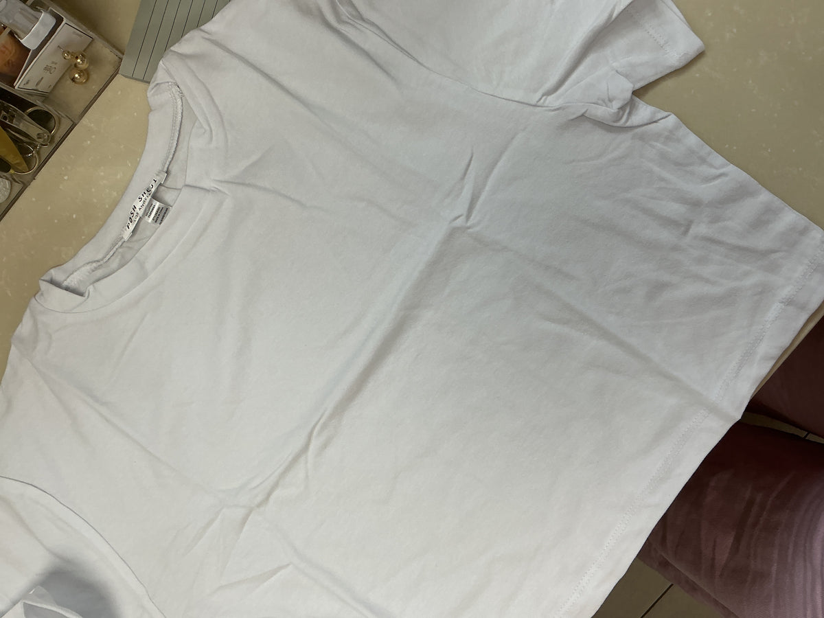 White cropped tee – Lavish 31