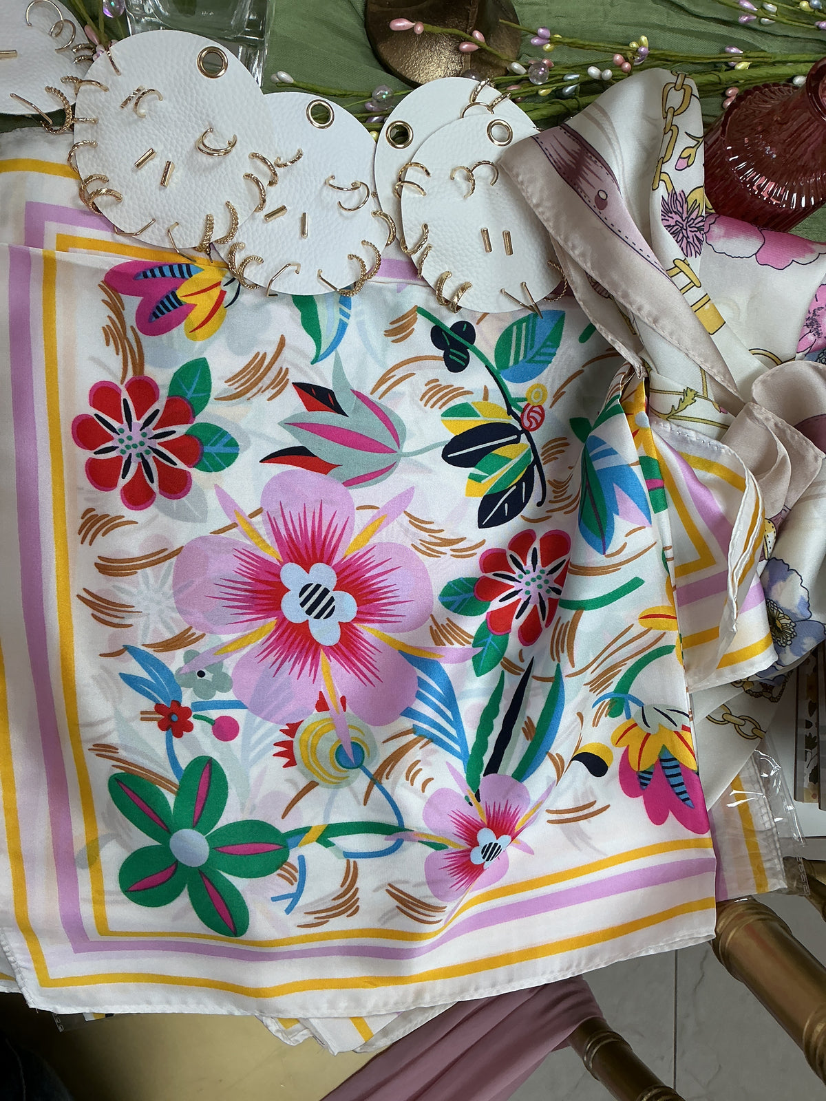 Multi color silk bandana – Lavish 31