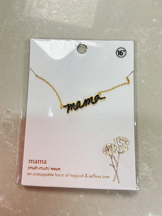 Black and gold mama necklace – Lavish 31