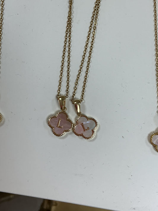 L clover letter necklace – Lavish 31