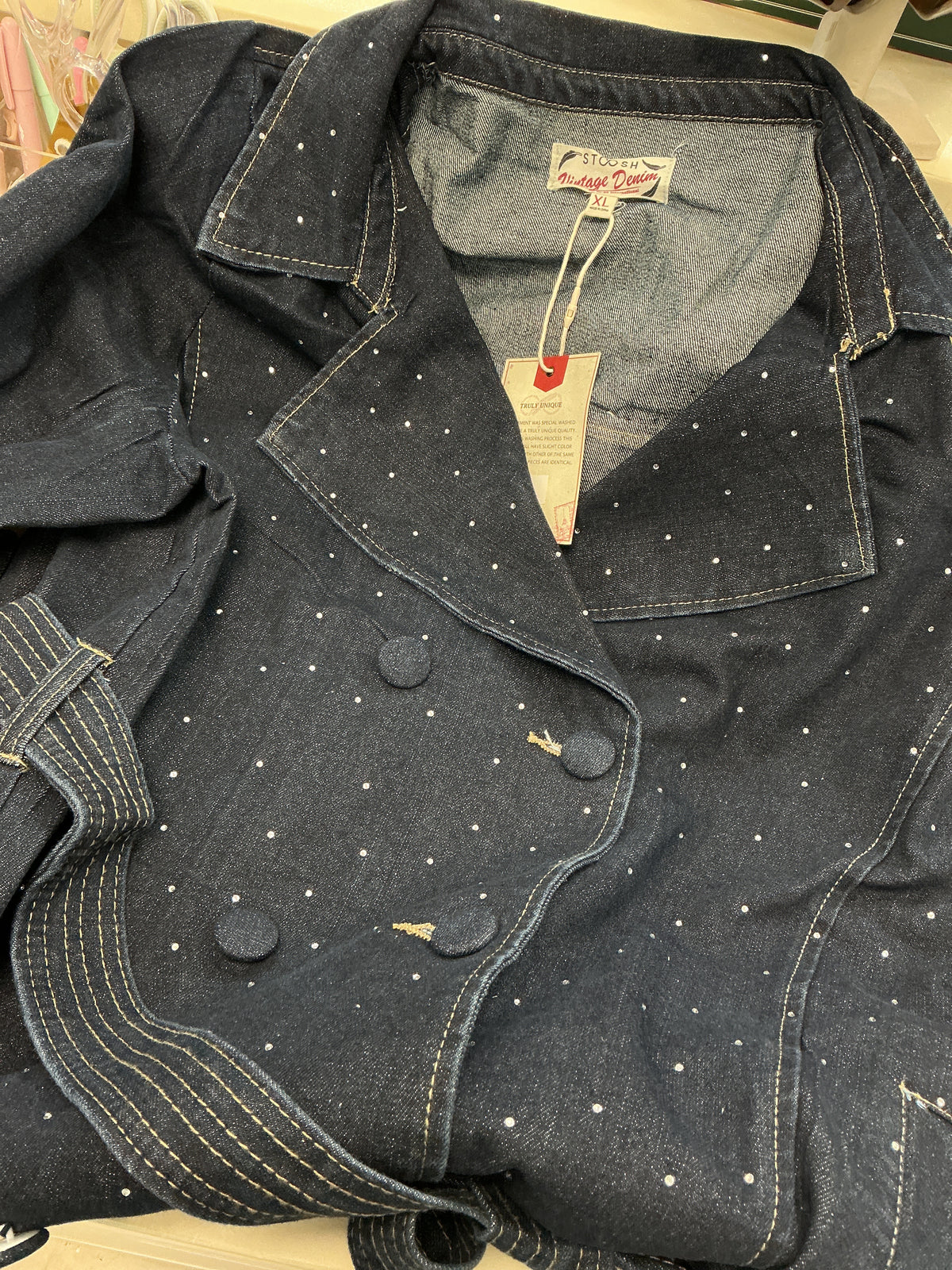 Rhinestone trench coat – Lavish 31