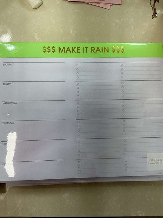 Make it rain planner – Lavish 31