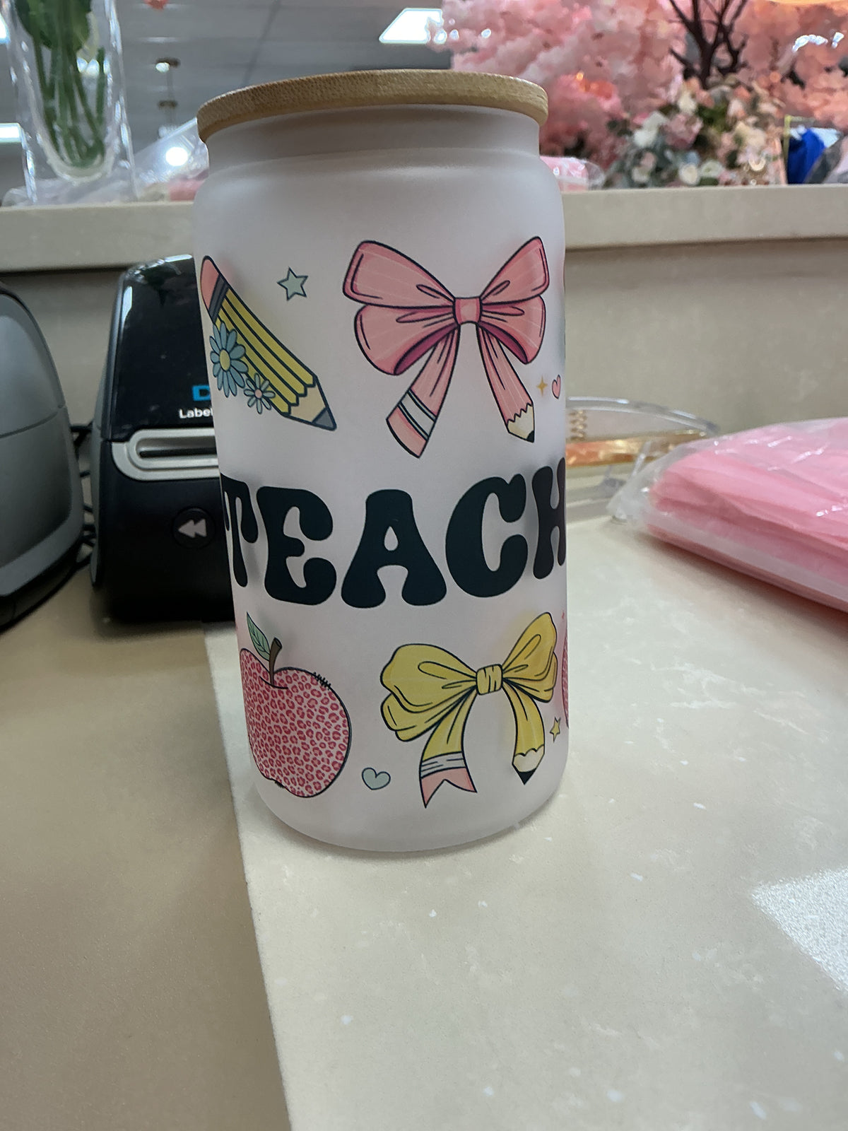 Teacher bow 16oz – Lavish 31