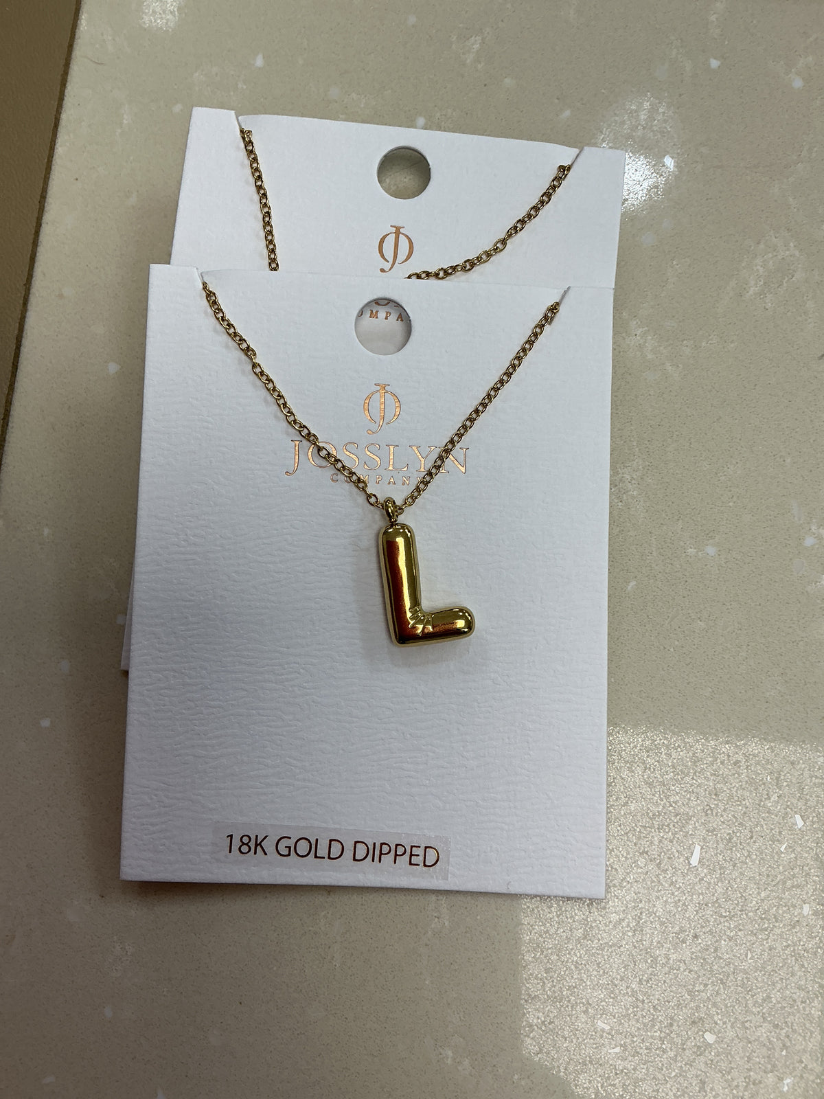 L letter necklace – Lavish 31