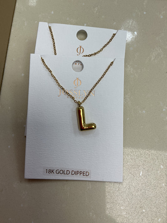 L letter necklace – Lavish 31