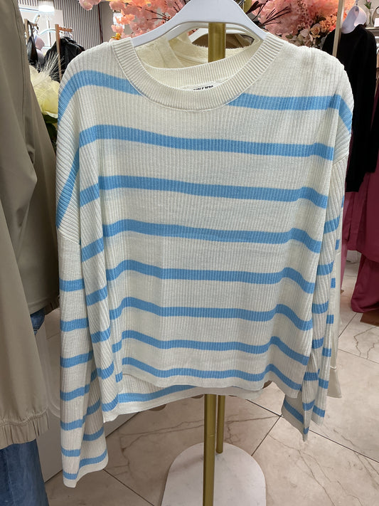 Blue striped top – Lavish 31