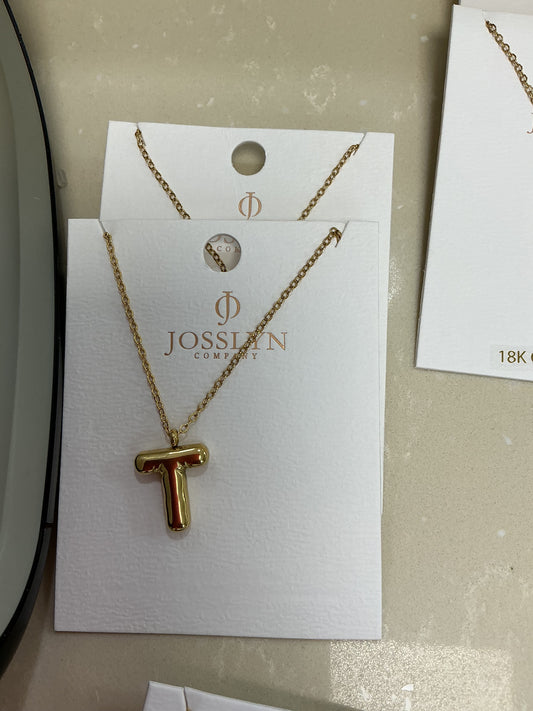 T letter necklace – Lavish 31