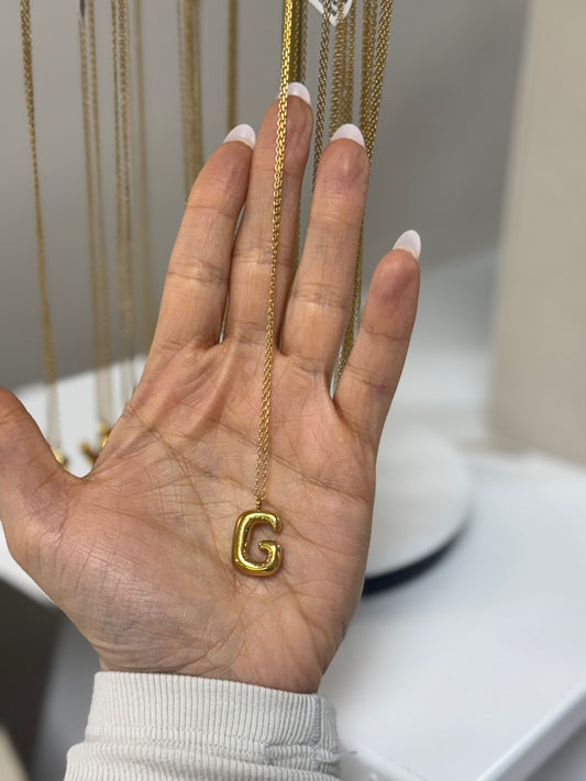 G Initial Gold Necklace – Lavish 31