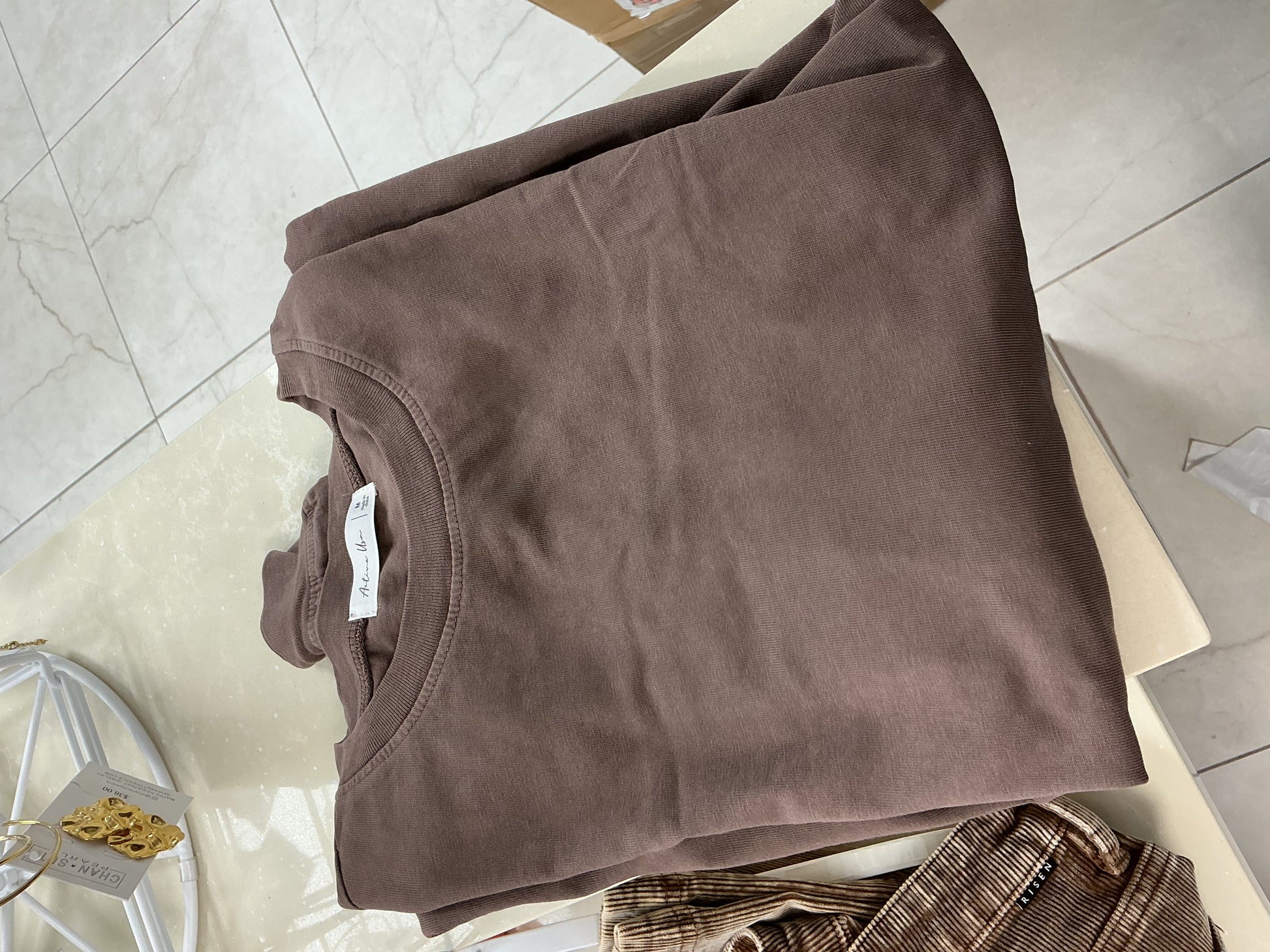 Brown basic long sleeve – Lavish 31