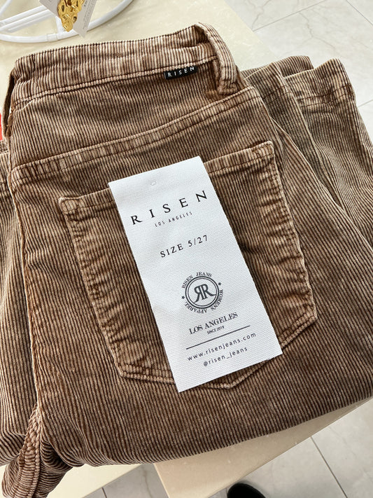 Risen brown corduroy pants – Lavish 31