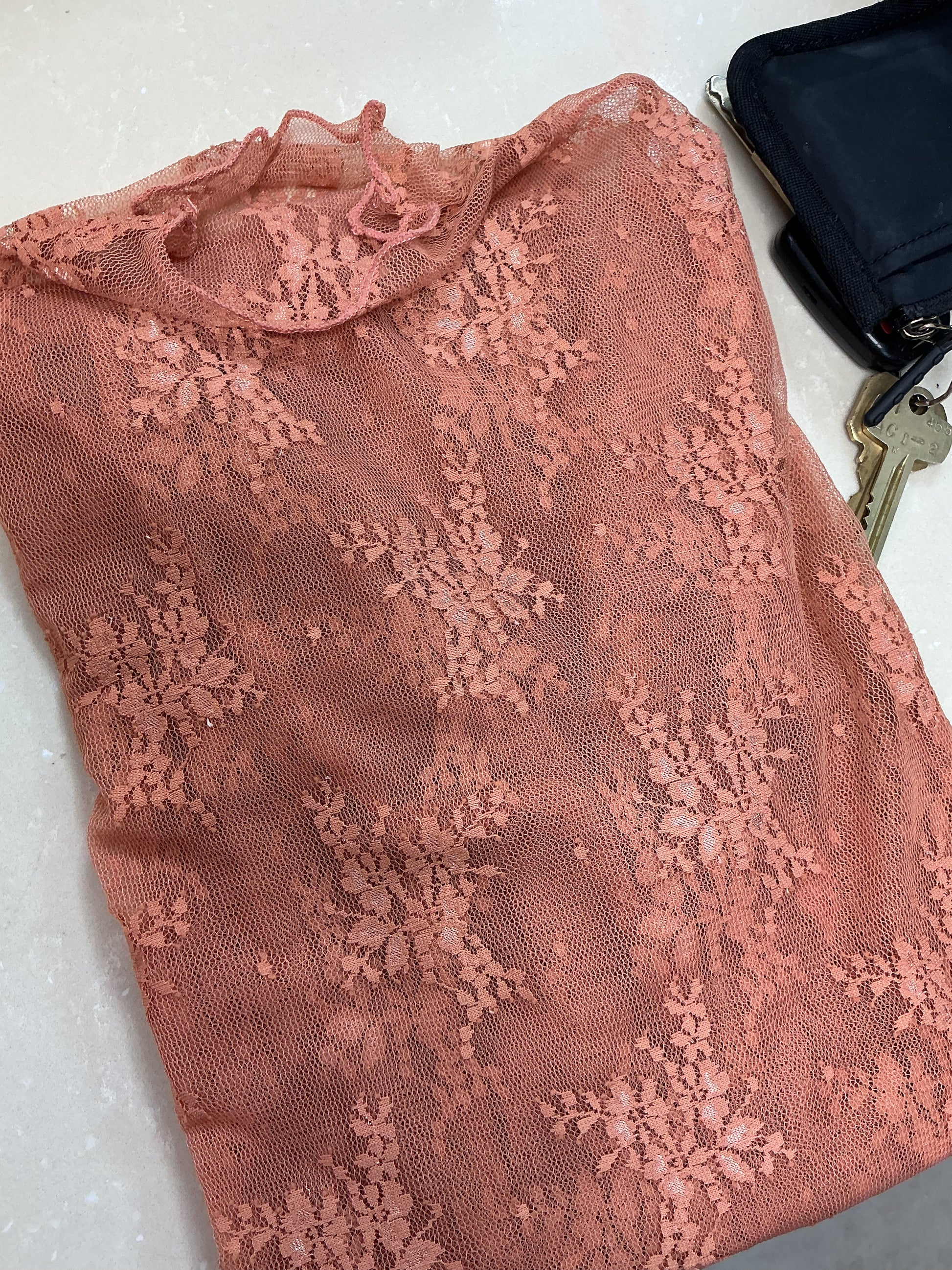 Orange lace top – Lavish 31