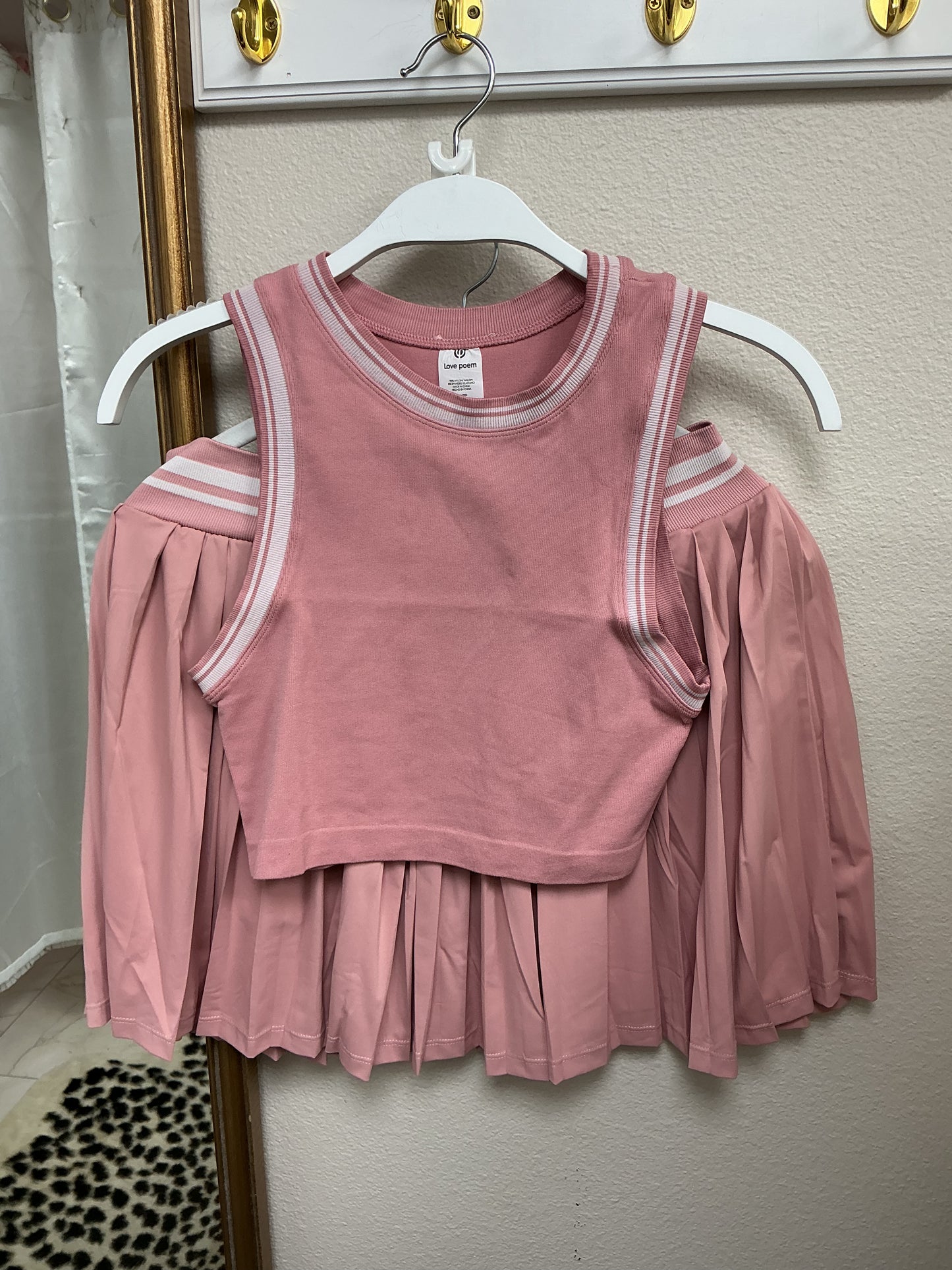 Pink skirt/top set – Lavish 31
