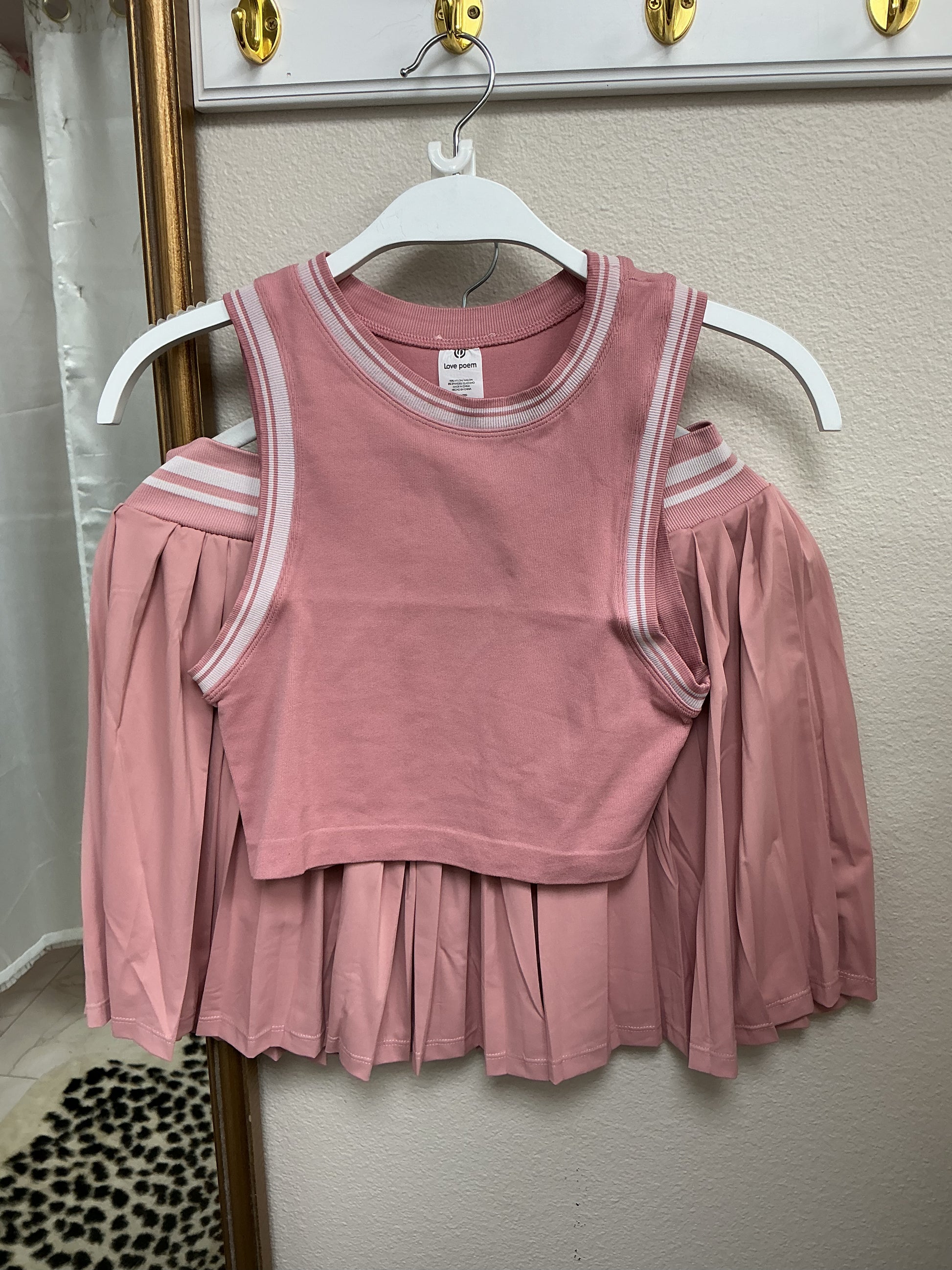Pink skirt/top set – Lavish 31