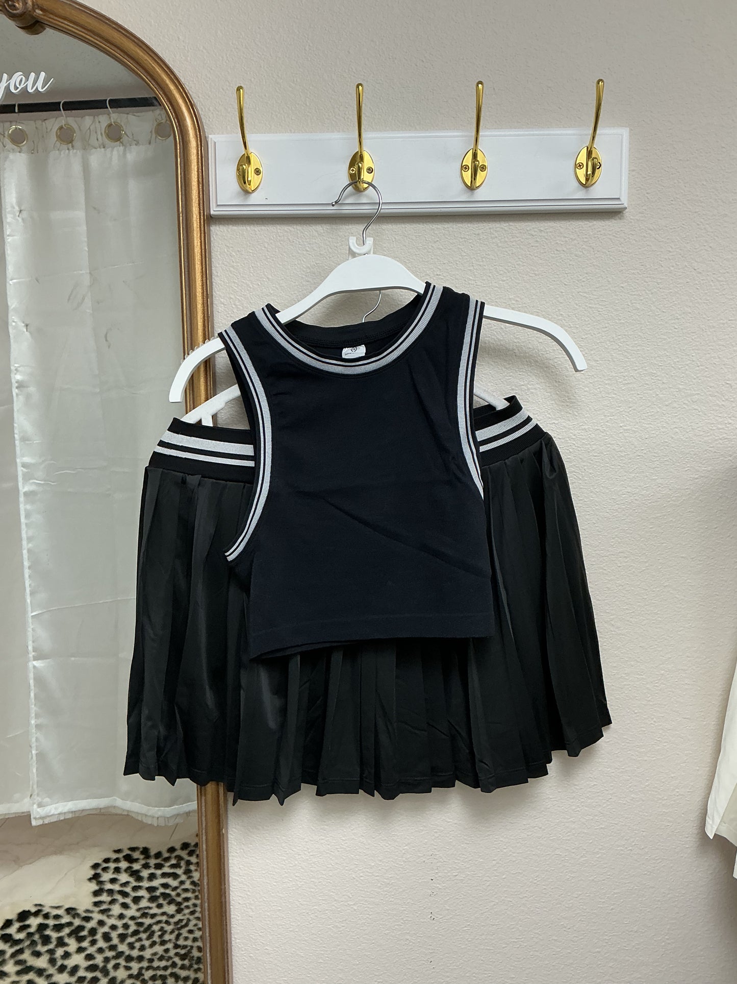 Black skirt/top set – Lavish 31