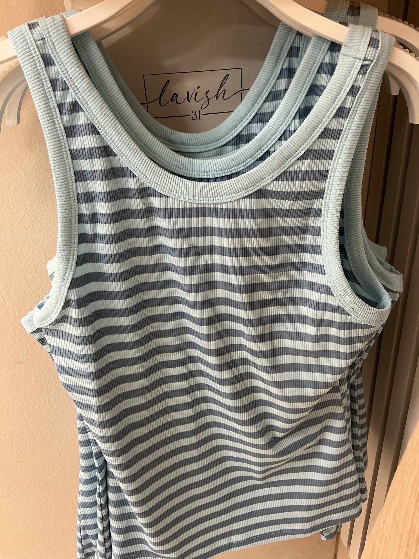 Blue striped top – Lavish 31