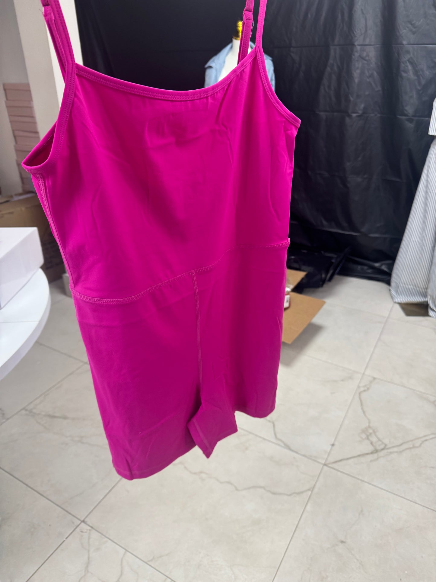 Pink active wear romper onesie – Lavish 31
