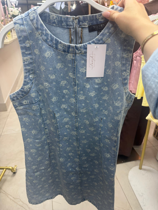 Denim fitted short dress – Lavish 31