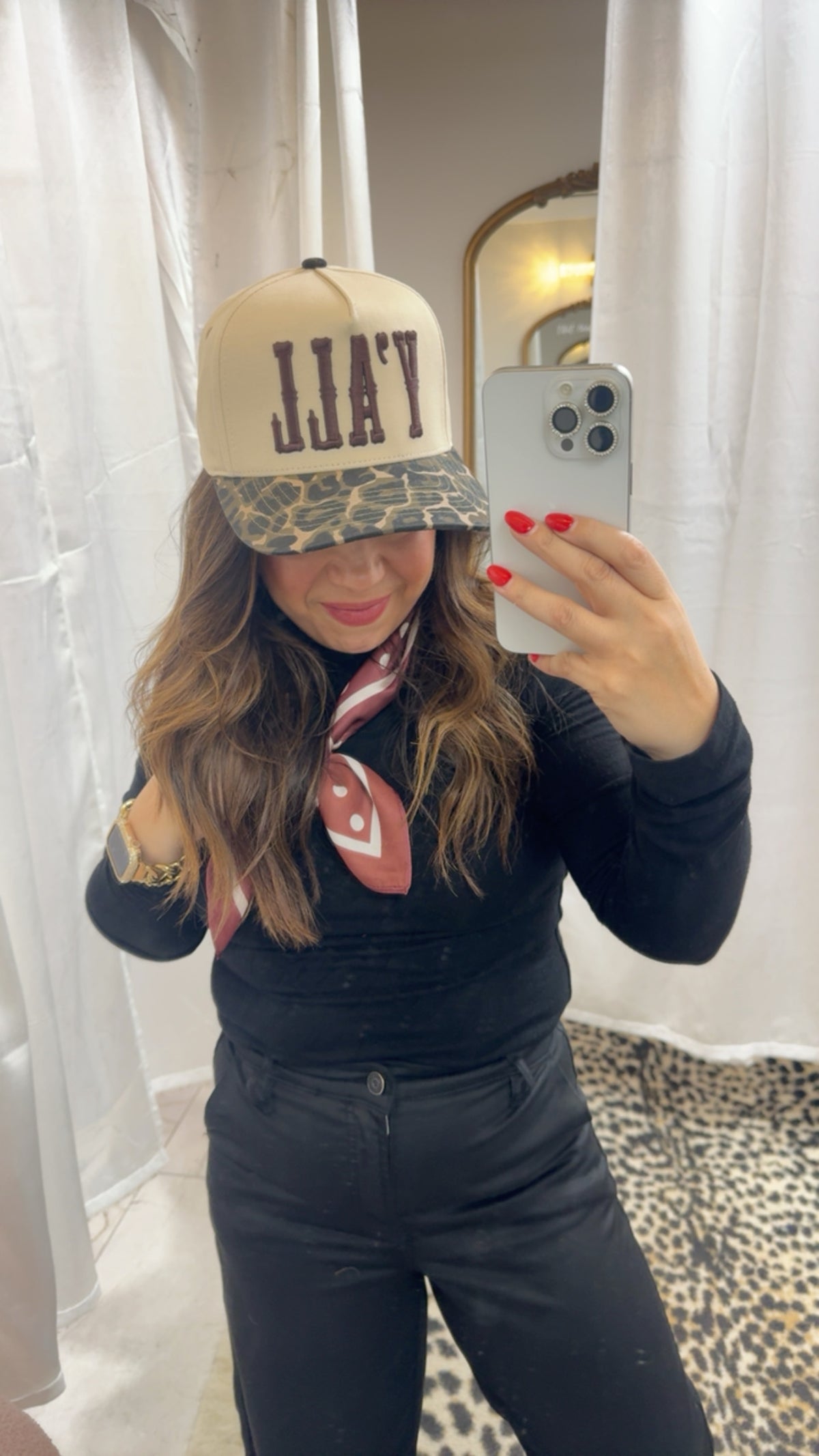 Leopard Y’all hat – Lavish 31