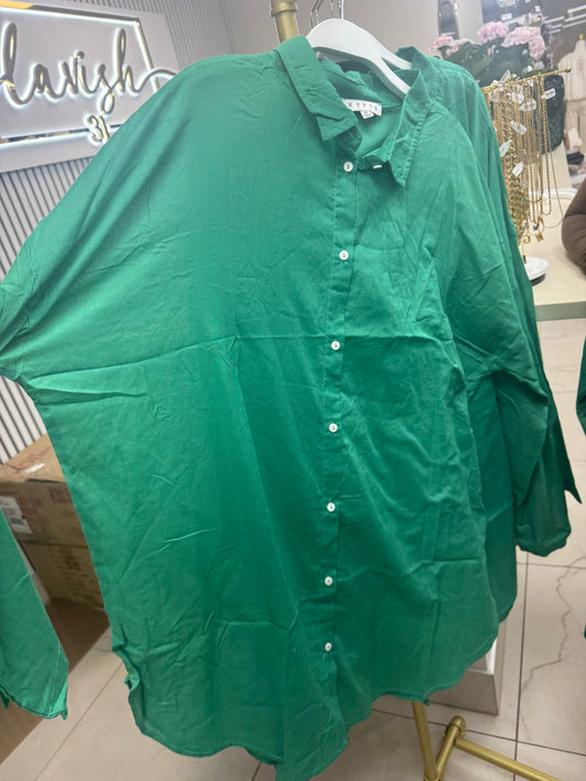 Jade green button up top – Lavish 31