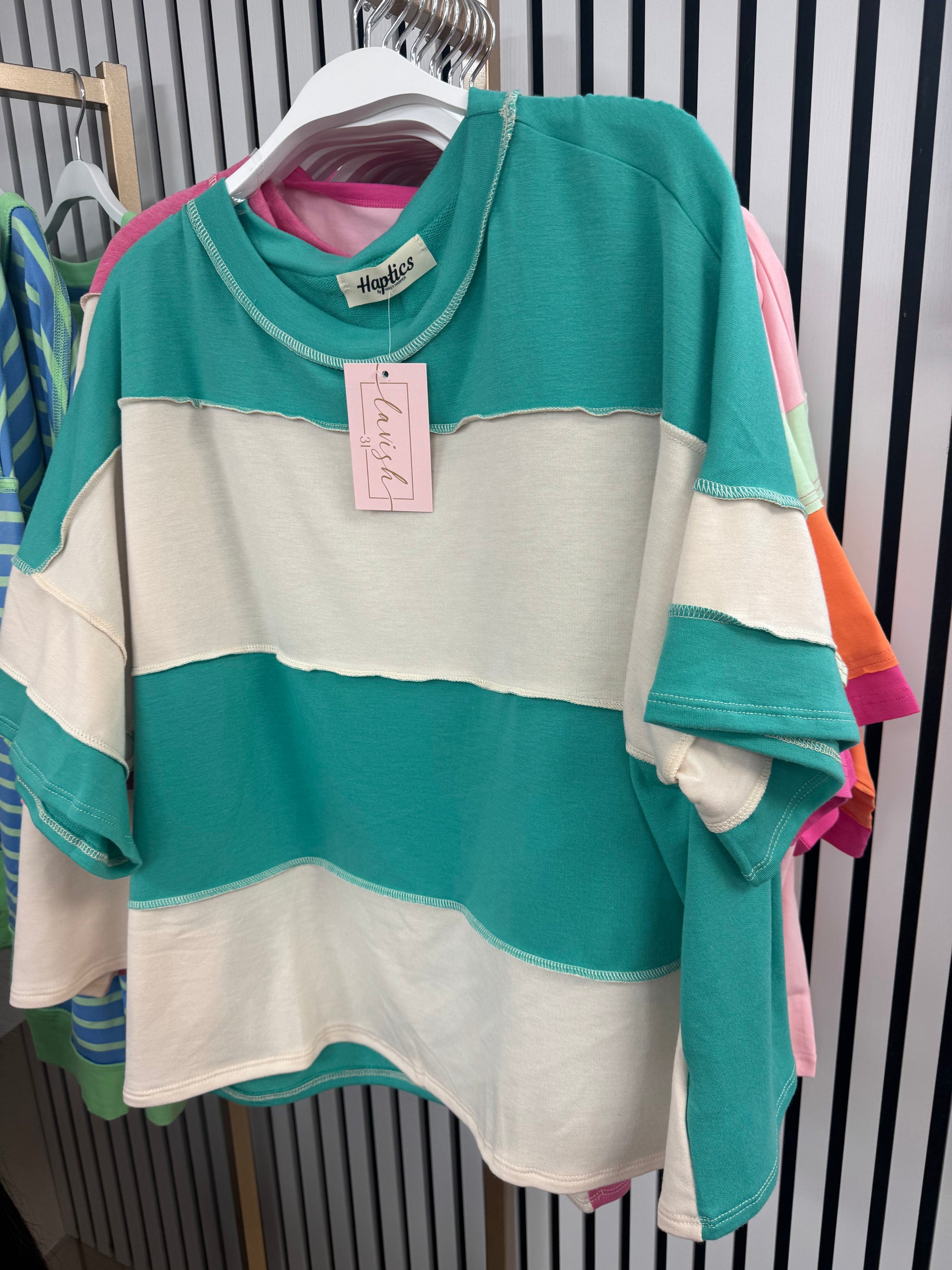 Green stripe top – Lavish 31